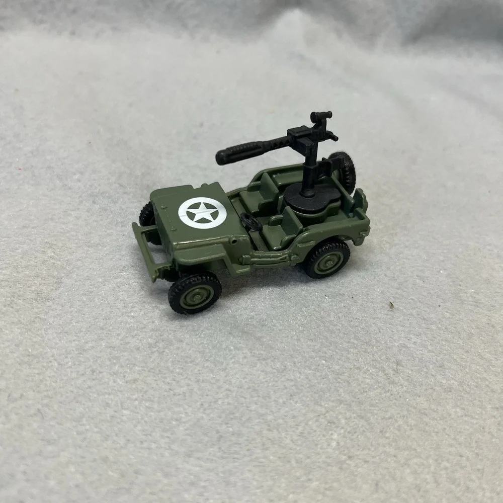 1997 VINTAGE GTI MILITARY 97' JEEP GRAND TOYS VEHICLE CAR GREEN ARMY TURRET 2.5